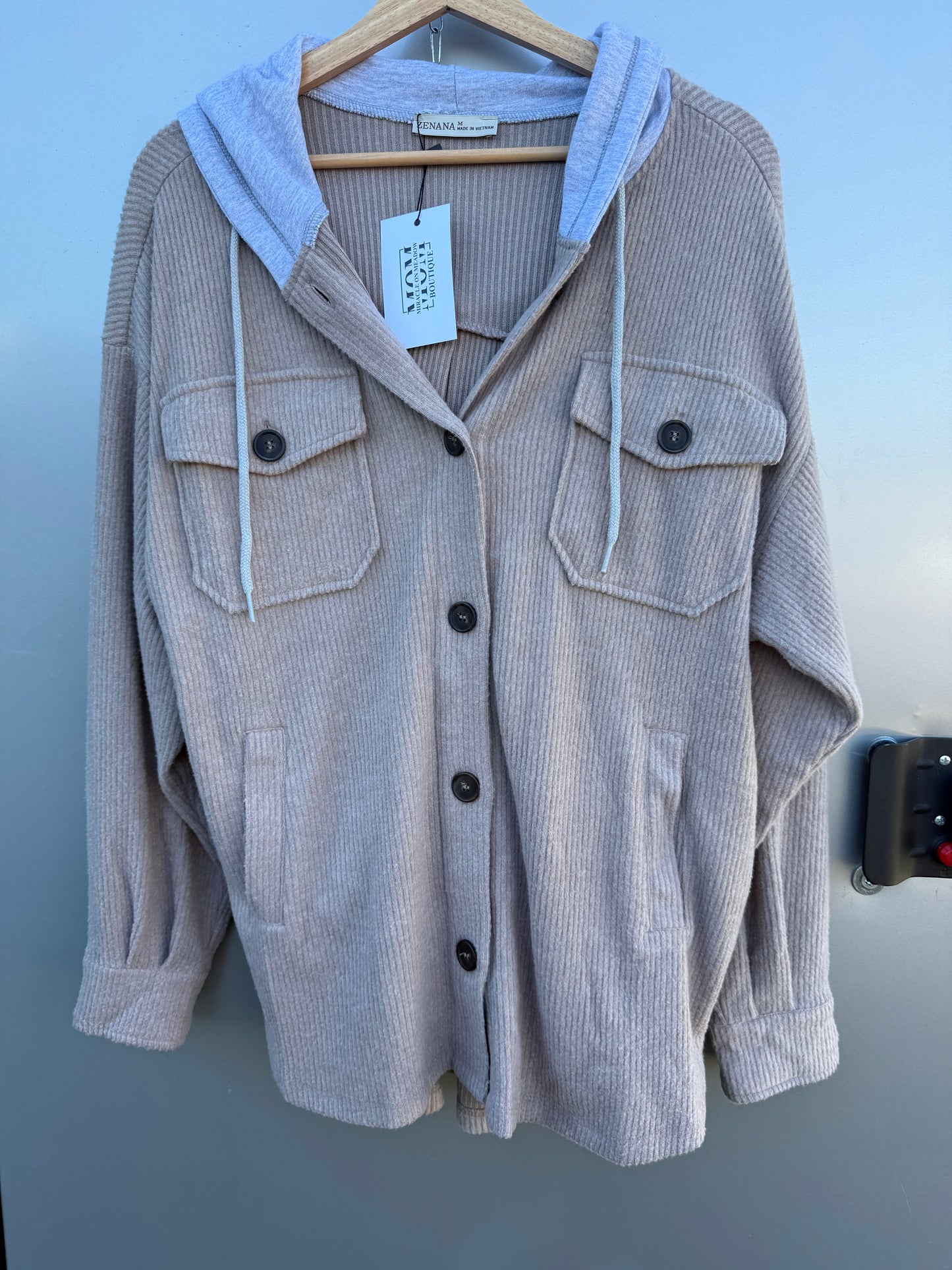 ALL DAY COZY SOFT RIBBED SHACKET- *Multiple Colors