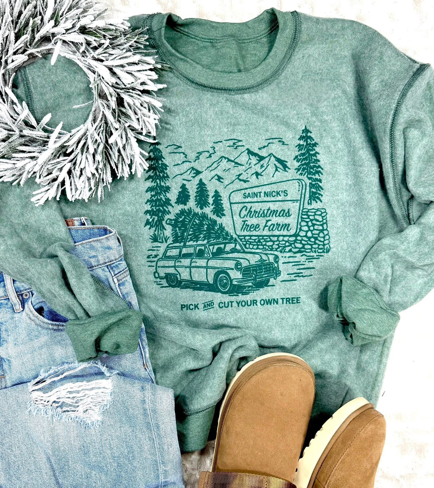 PRE ORDER- Inside out Christmas Sweatshirts