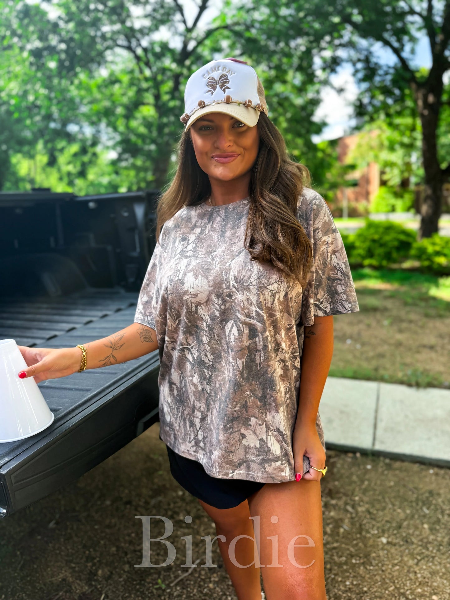 Dark Camo Oversized Tee**Best Seller