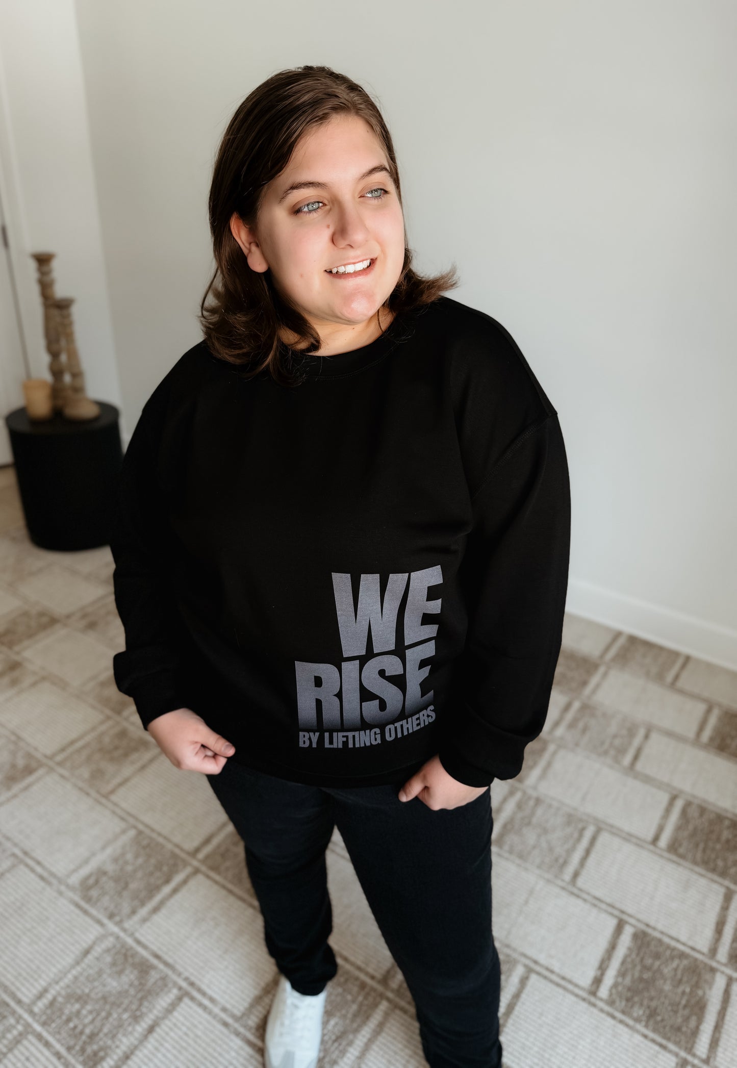 WE RISE ULTRA SOFT CREWNECK SWEATSHIRT