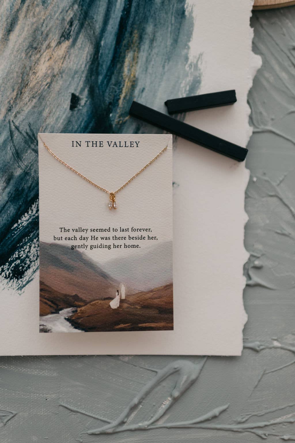 IN THE VALLEY CHRISTIAN NECKLACE PSALM 23:4