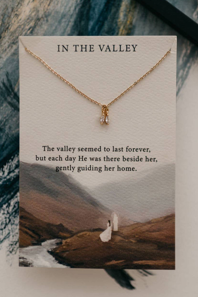 IN THE VALLEY CHRISTIAN NECKLACE PSALM 23:4