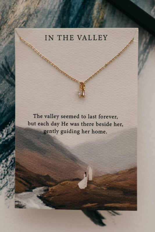 IN THE VALLEY CHRISTIAN NECKLACE PSALM 23:4