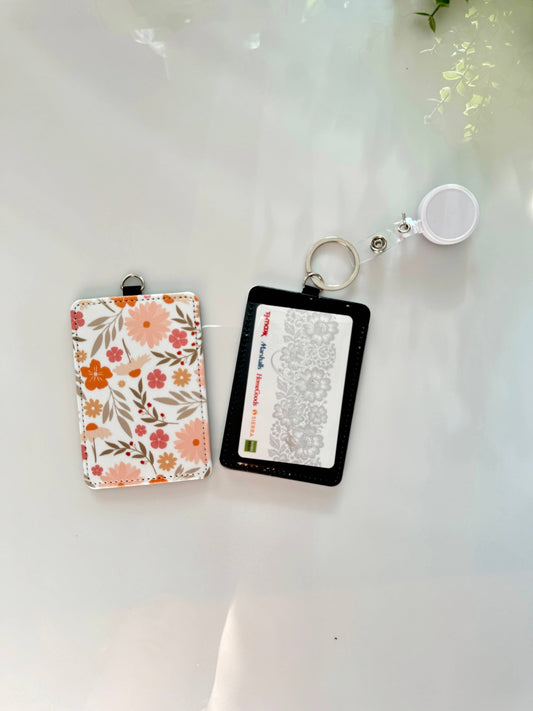 PATTERNED ID BADGE HOLDERS