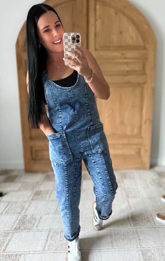 BRITT ROMPER OVERALL SET