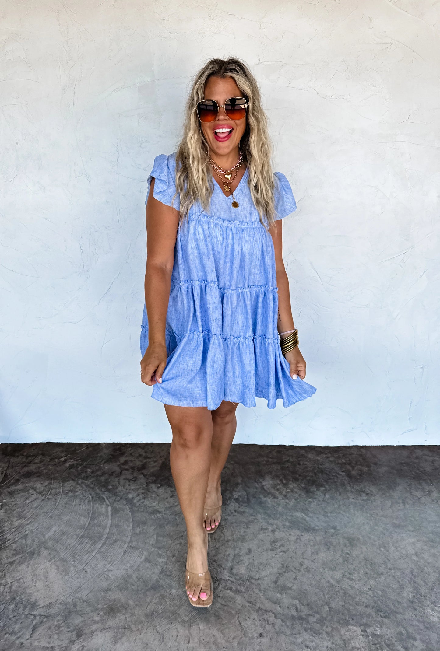 PRE ORDER BLAKELEY DAY DREAMING RUFFLE DRESS *Multiple colors