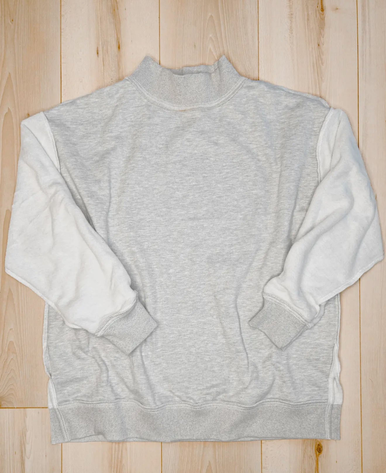 PREORDER: Viral Oversized Inside Out and Reversible Mockneck Sweatshirt
