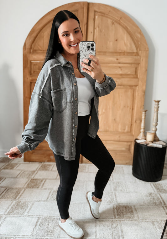 JUDY WASHED THERMAL SHACKET