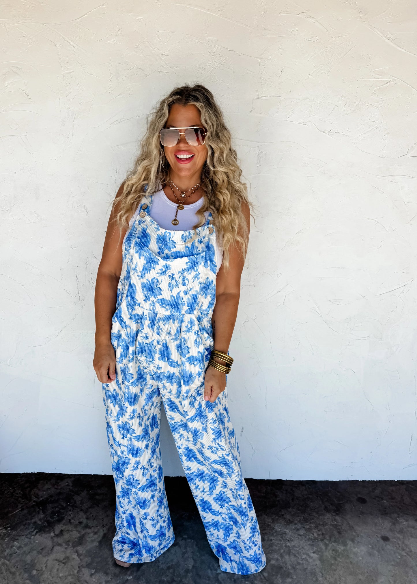 BLAKELEY CASSIDY FLORAL BOHO OVERALLS