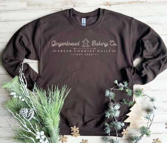 PRE ORDER- Gingerbread Baking Crewneck Sweatshirt