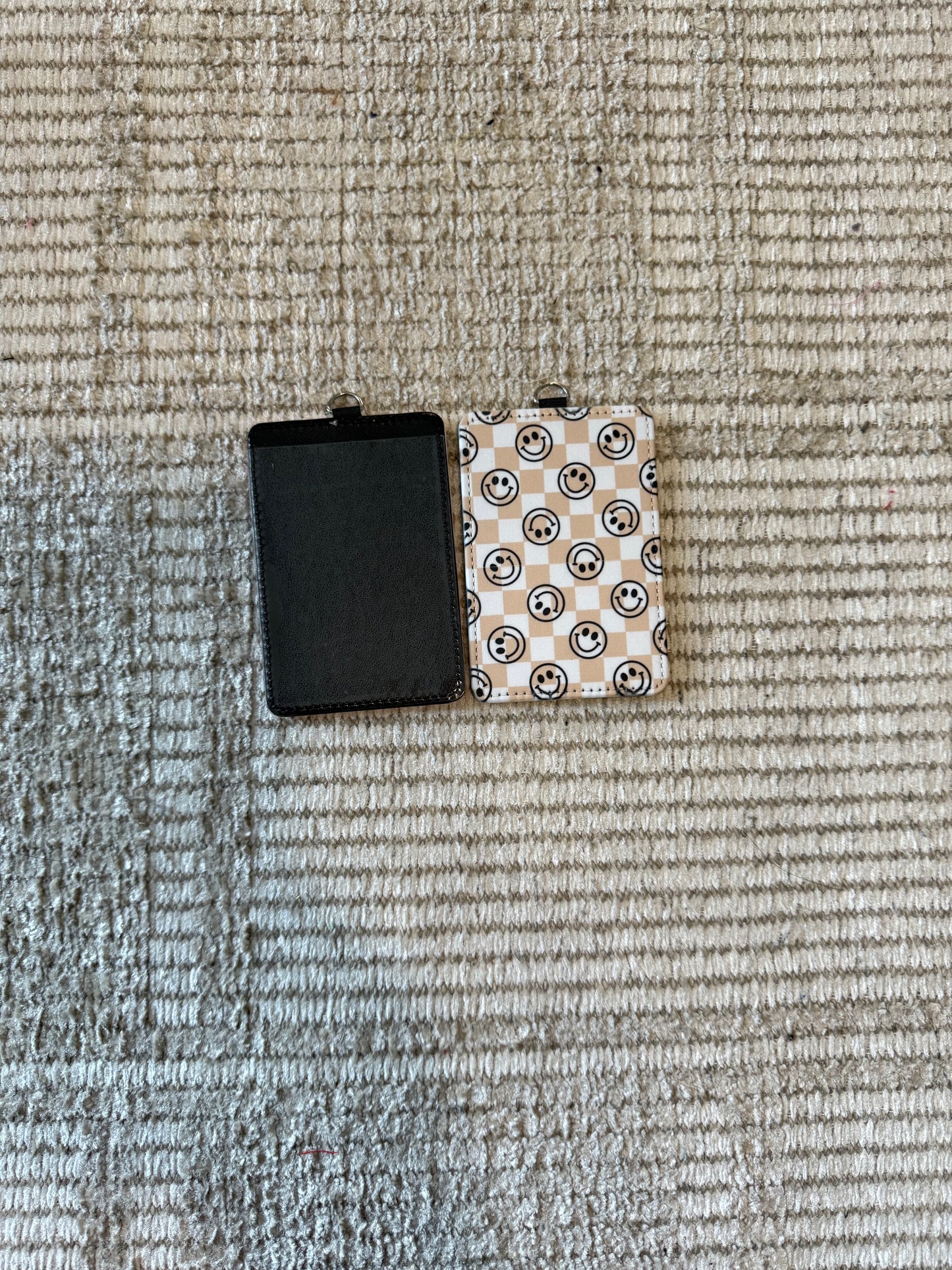 PATTERNED ID BADGE HOLDERS