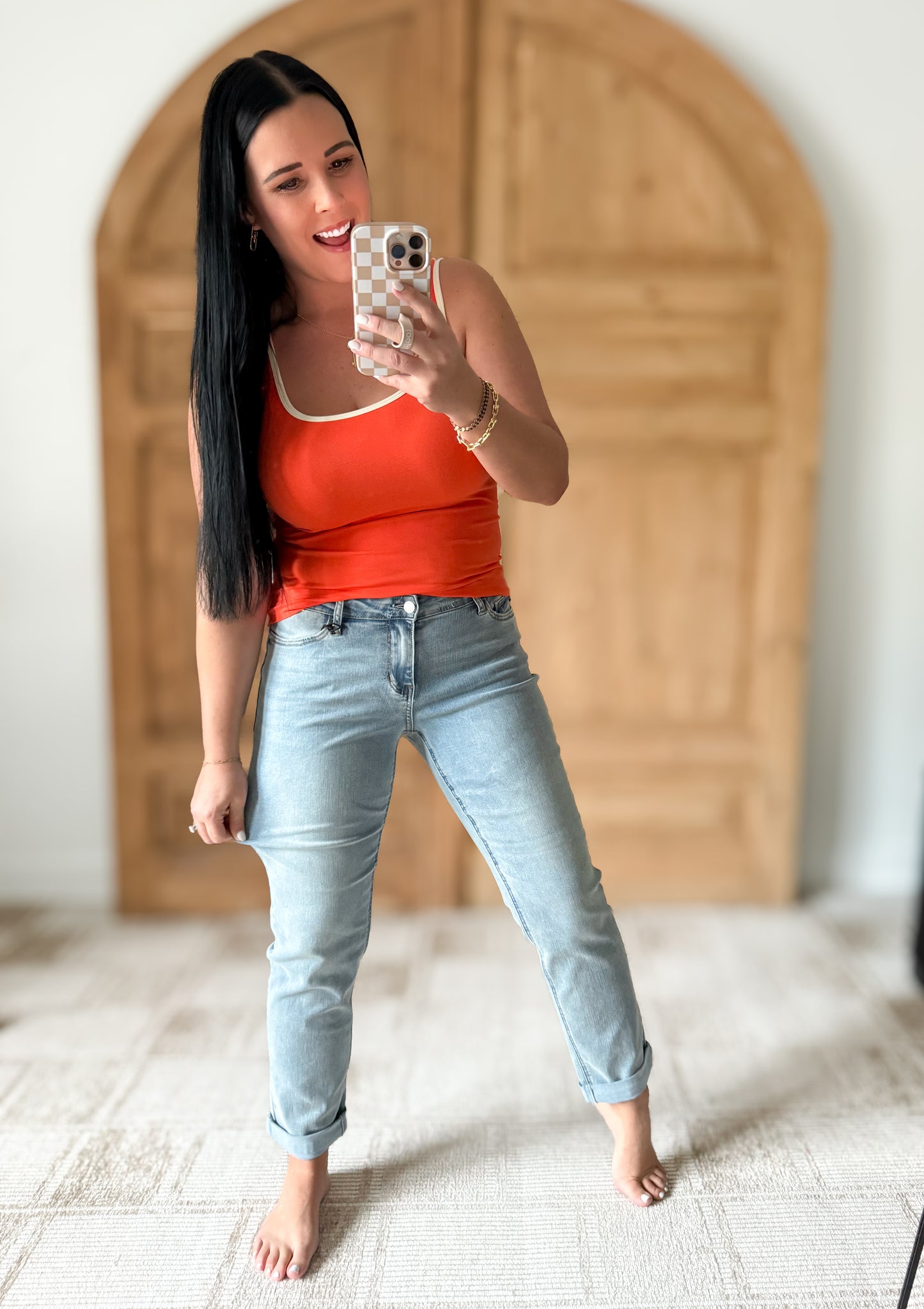 JUDY BLUE COOL MID RISE DENIM