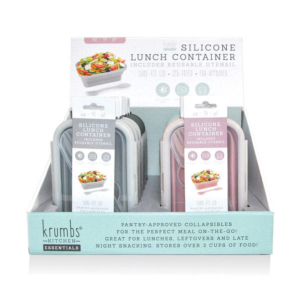 Krumbs Kitchen Essentials Silicone Lunch Container