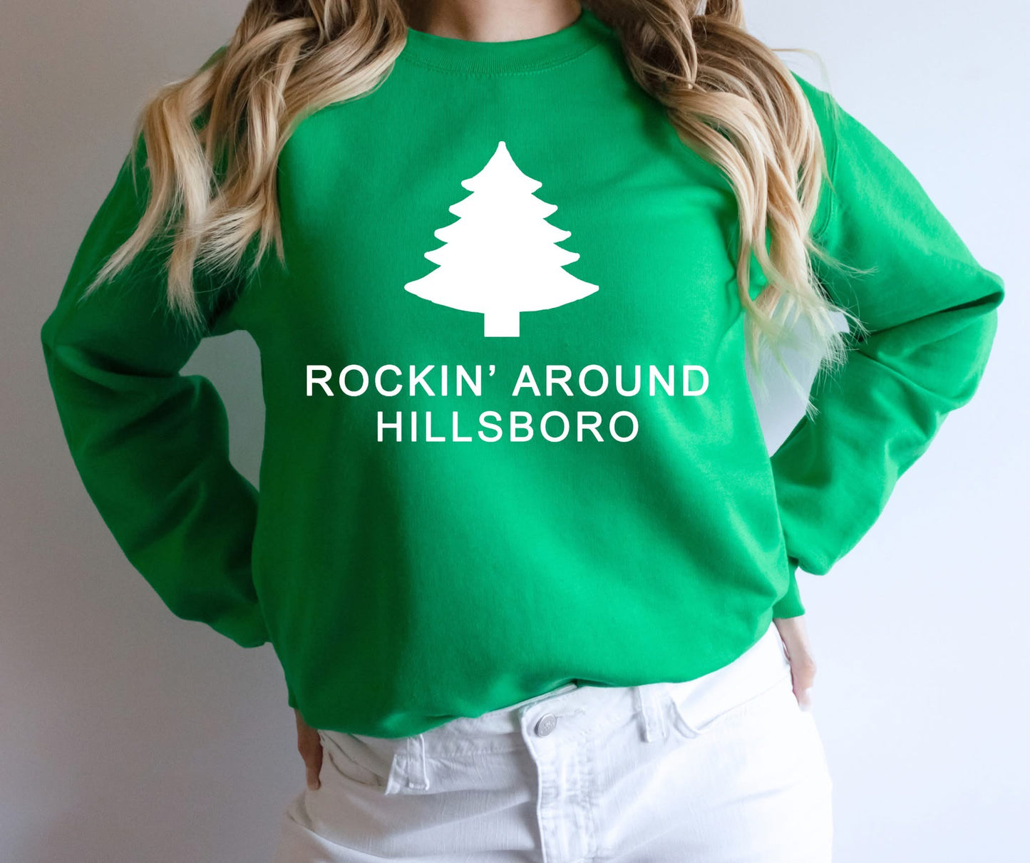 PRE ORDER- Rocking Around Hillsboro Crewneck