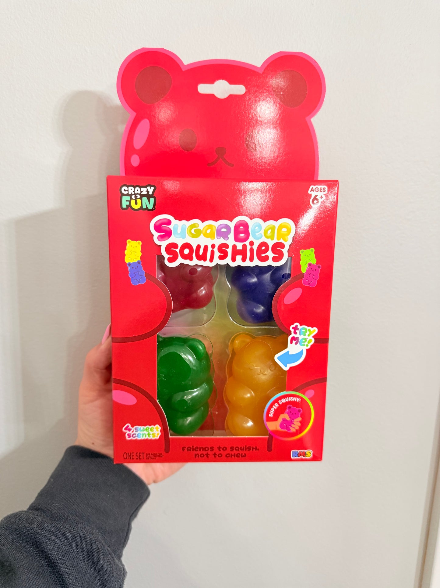 RMS Crazy Fun Scented 4 Pack Bears *In Stock