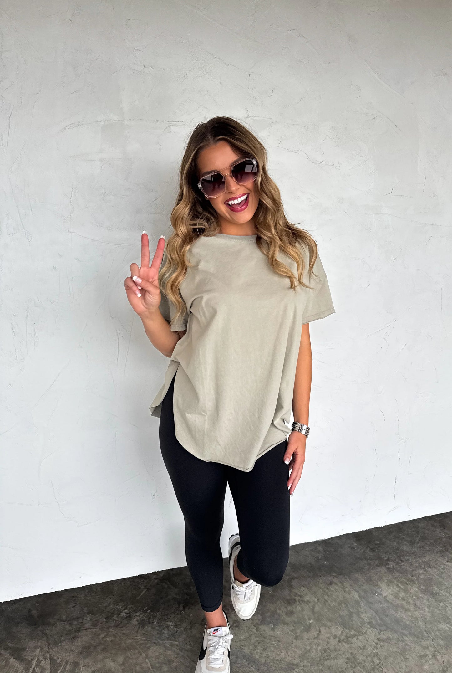 PREORDER- NEW COLORS- JOEY WASHED COTTON BOYFRIEND TEE*multiple colors