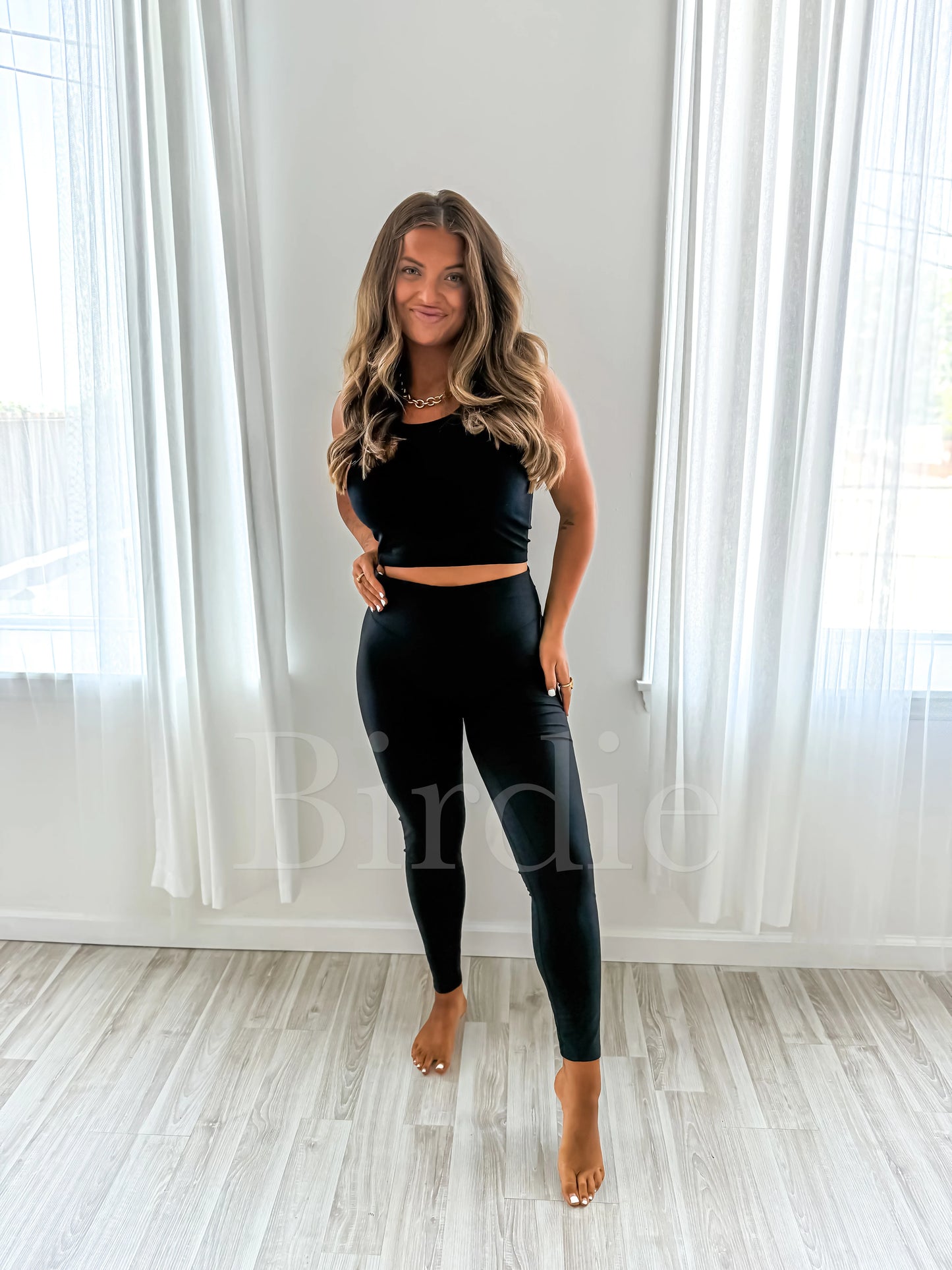 BIRDIE PREORDER Black Melt Leggings