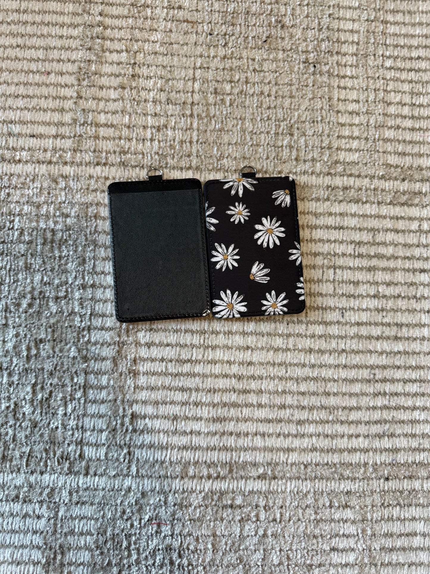 PATTERNED ID BADGE HOLDERS