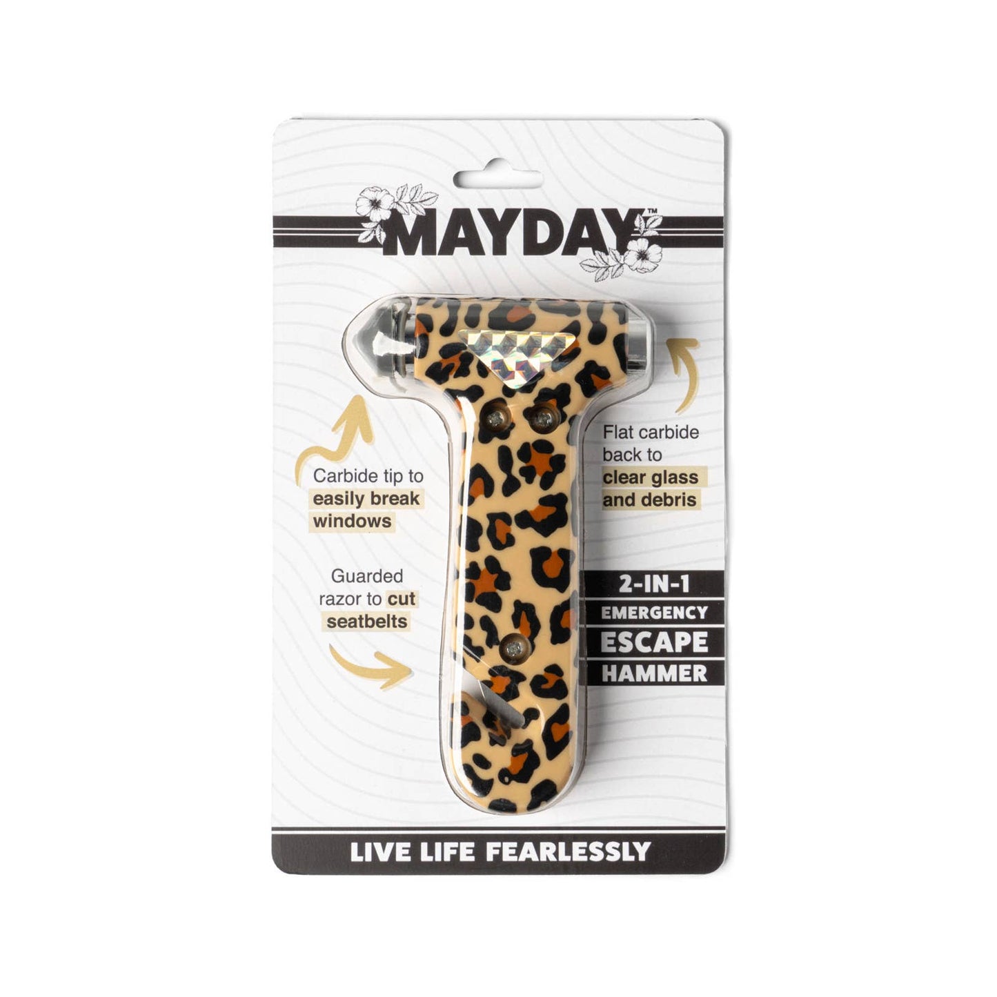 MAYDAY 2-IN-1 EMERGENCY ESCAPE HAMMER