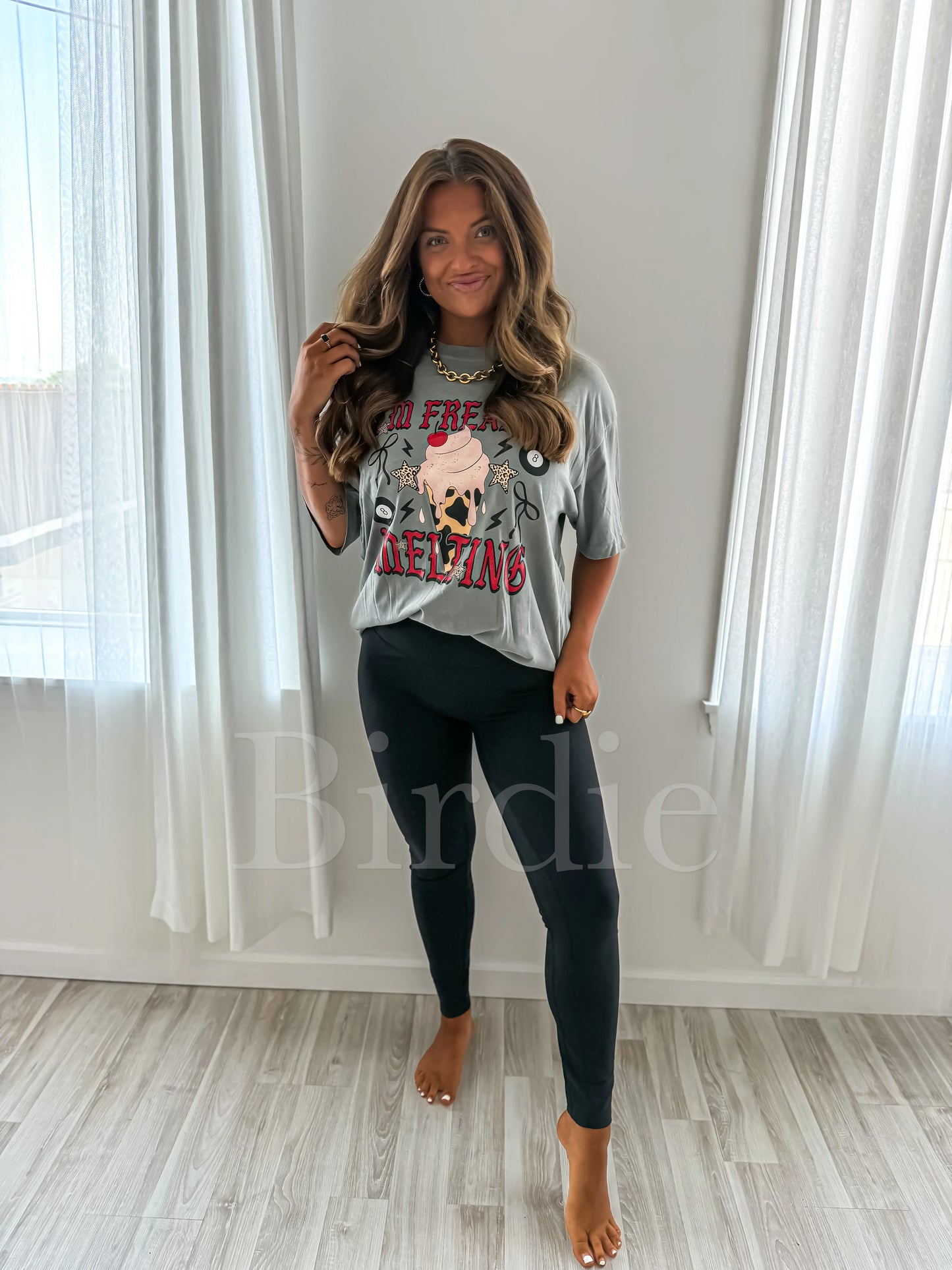 BIRDIE PREORDER Black Melt Leggings