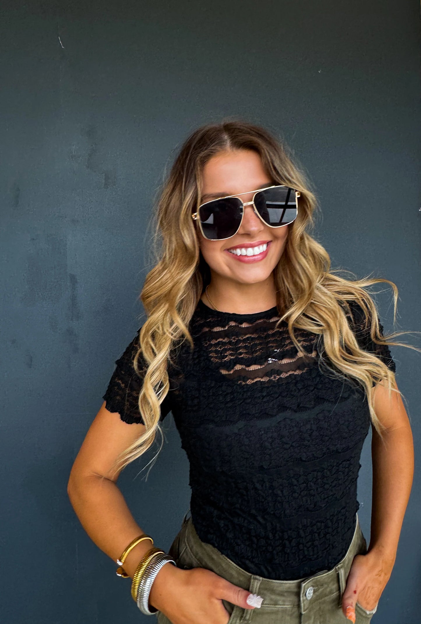 PREORDER- ROSALIE LACE TOP* Multiple Colors