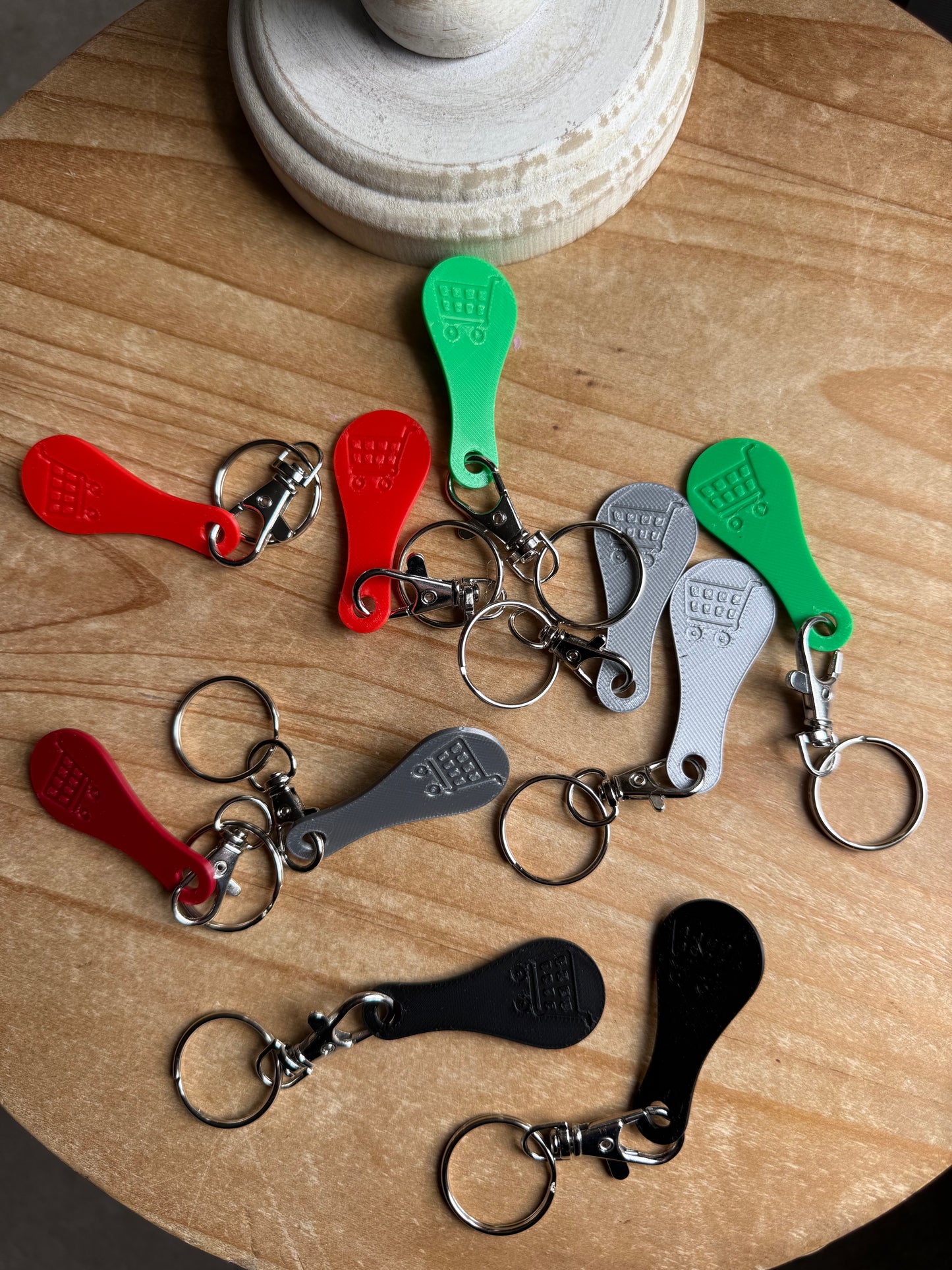 SHOPPING CART QUARTER SAVER KEYCHAIN