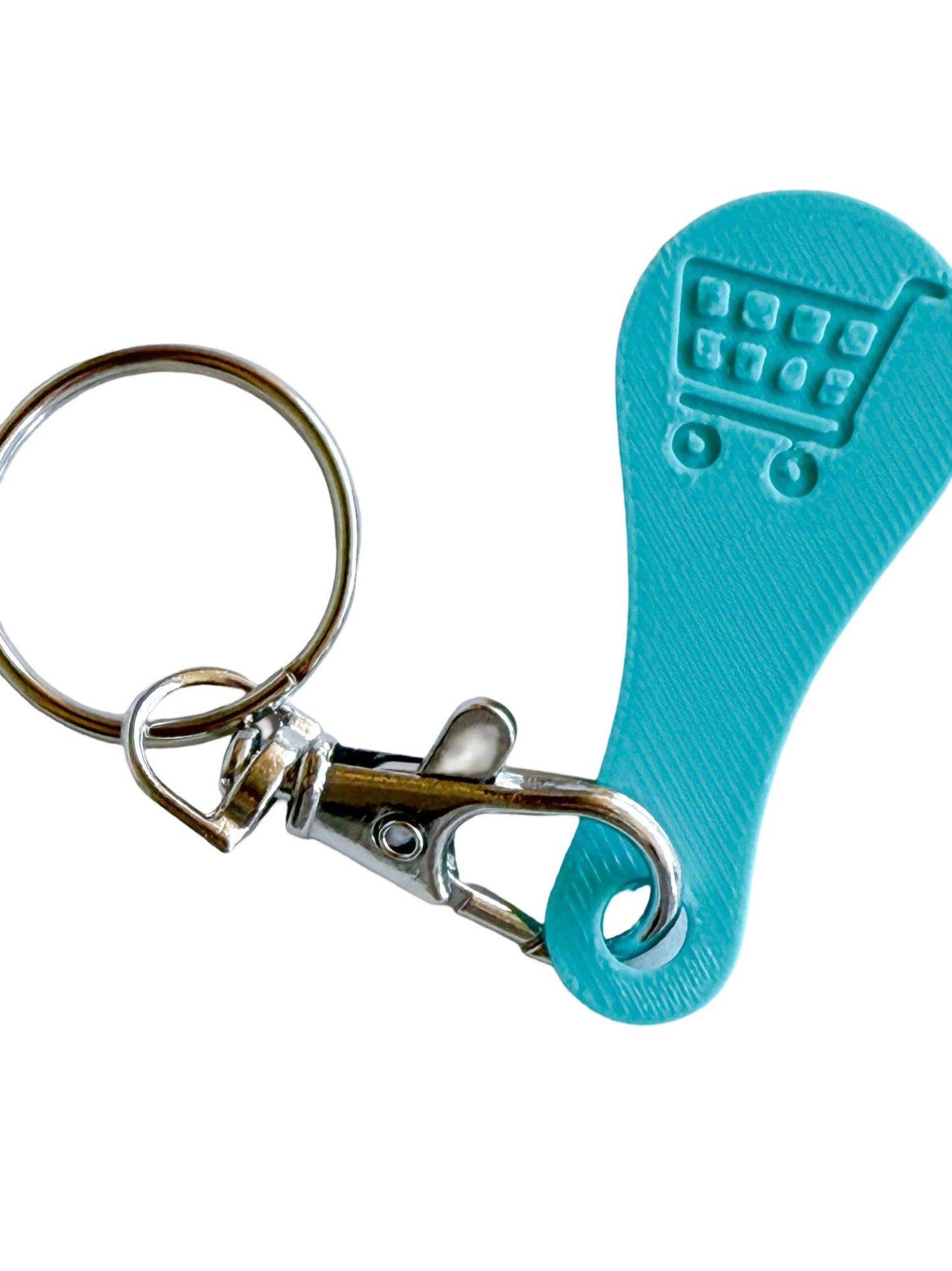 SHOPPING CART QUARTER SAVER KEYCHAIN