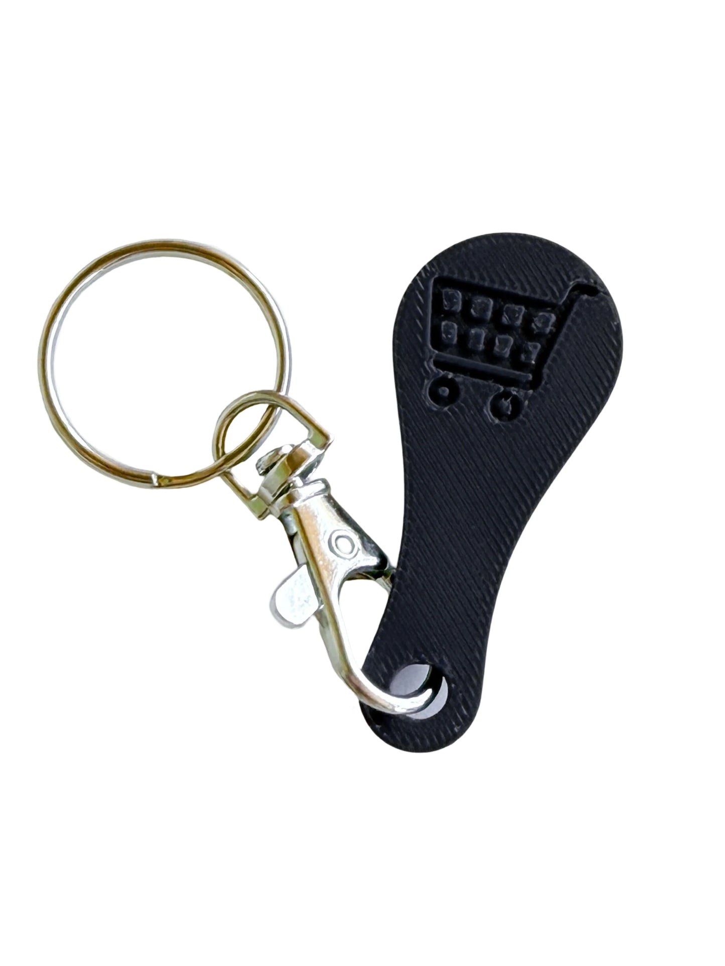 SHOPPING CART QUARTER SAVER KEYCHAIN