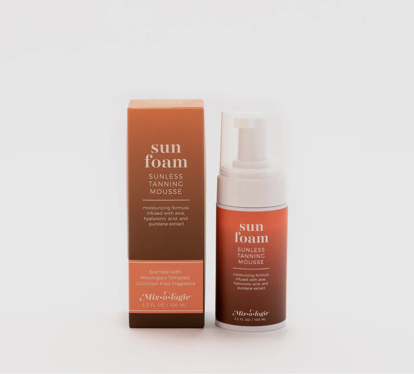 PRE ORDER MIXOLOGIE SUNFOAM SUNLESS TANNING MOUSSE (100ML)