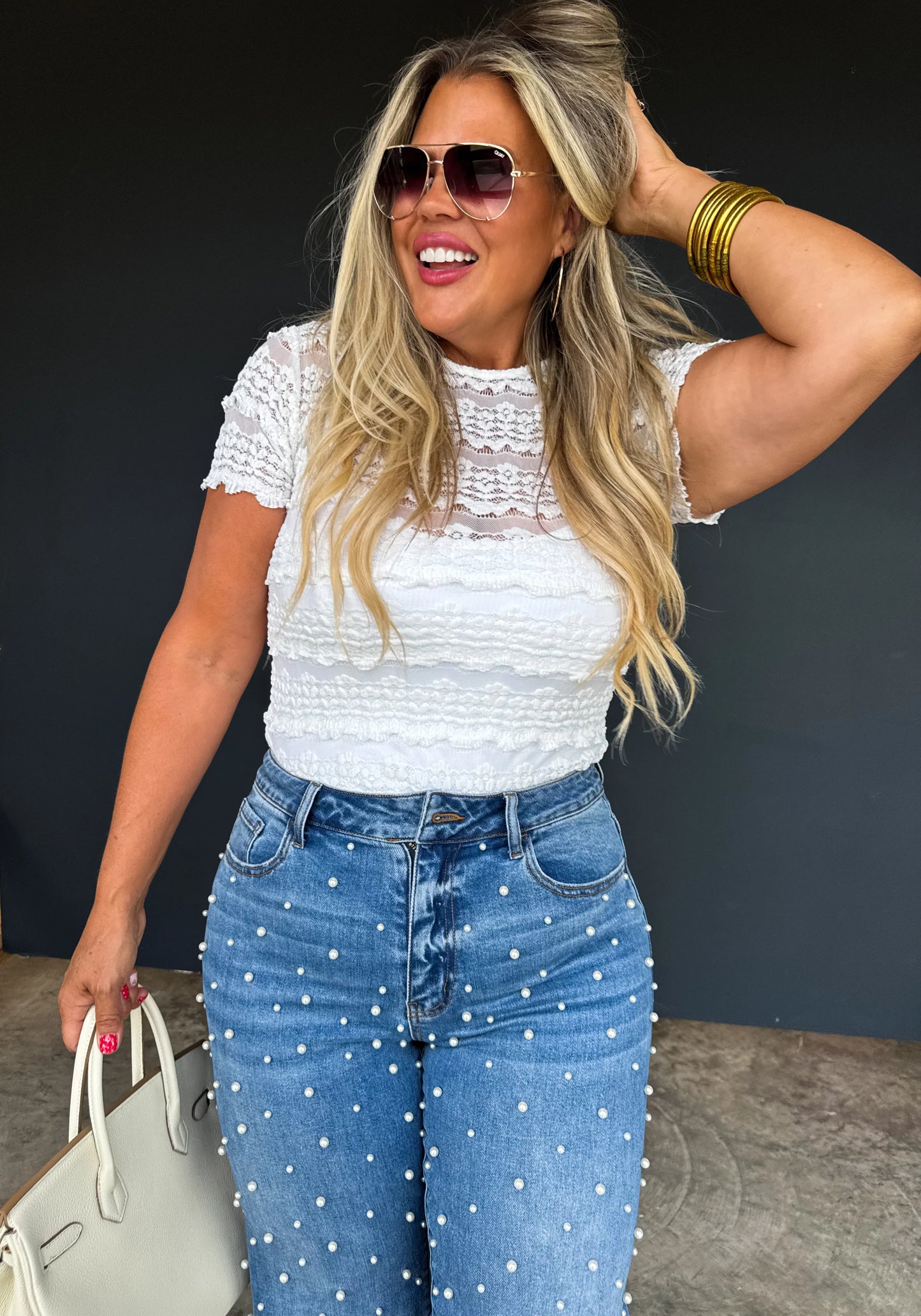 PREORDER- ROSALIE LACE TOP* Multiple Colors