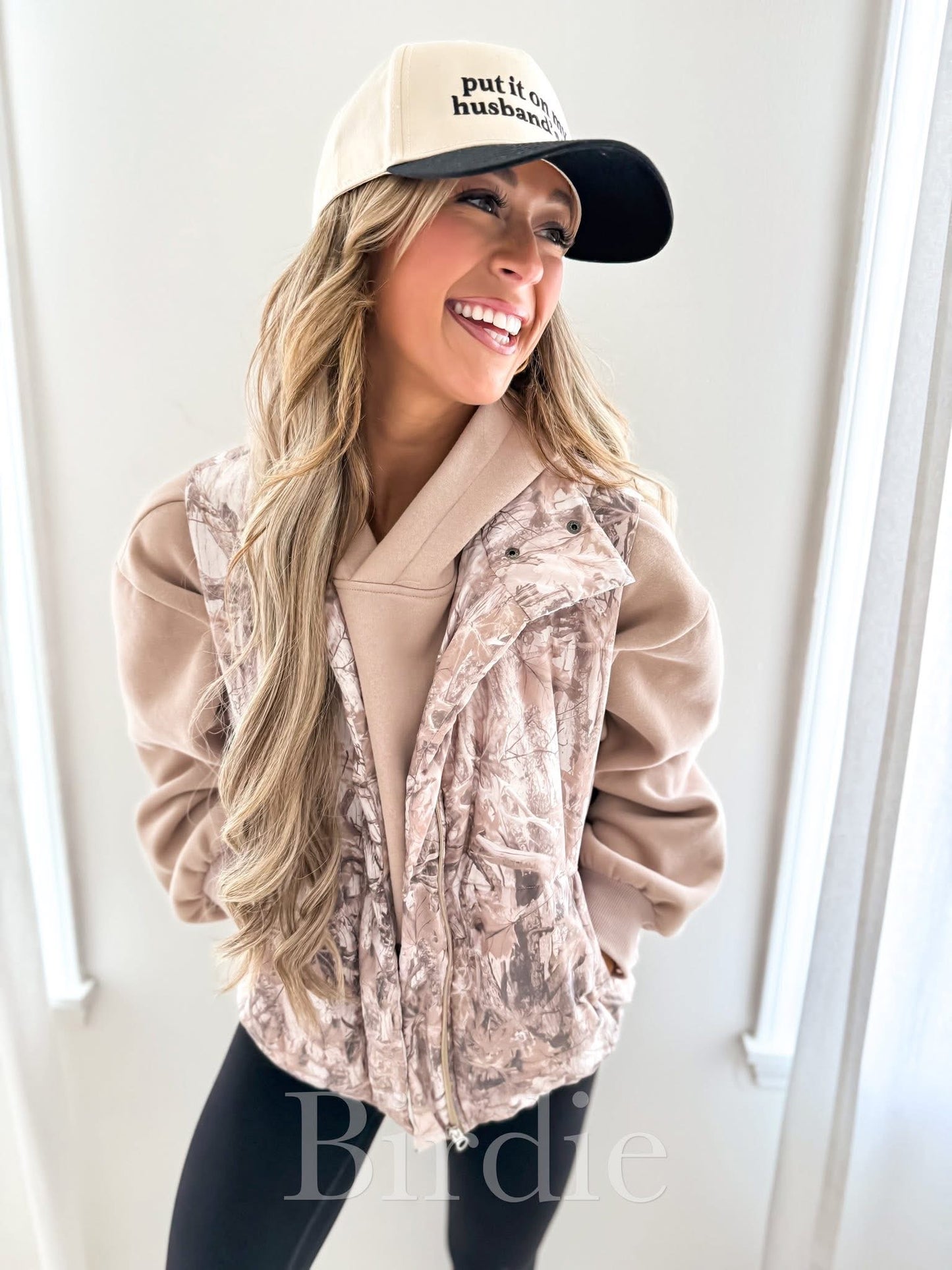 BIRDIE Dark Camo Puffer Vest*Best Seller