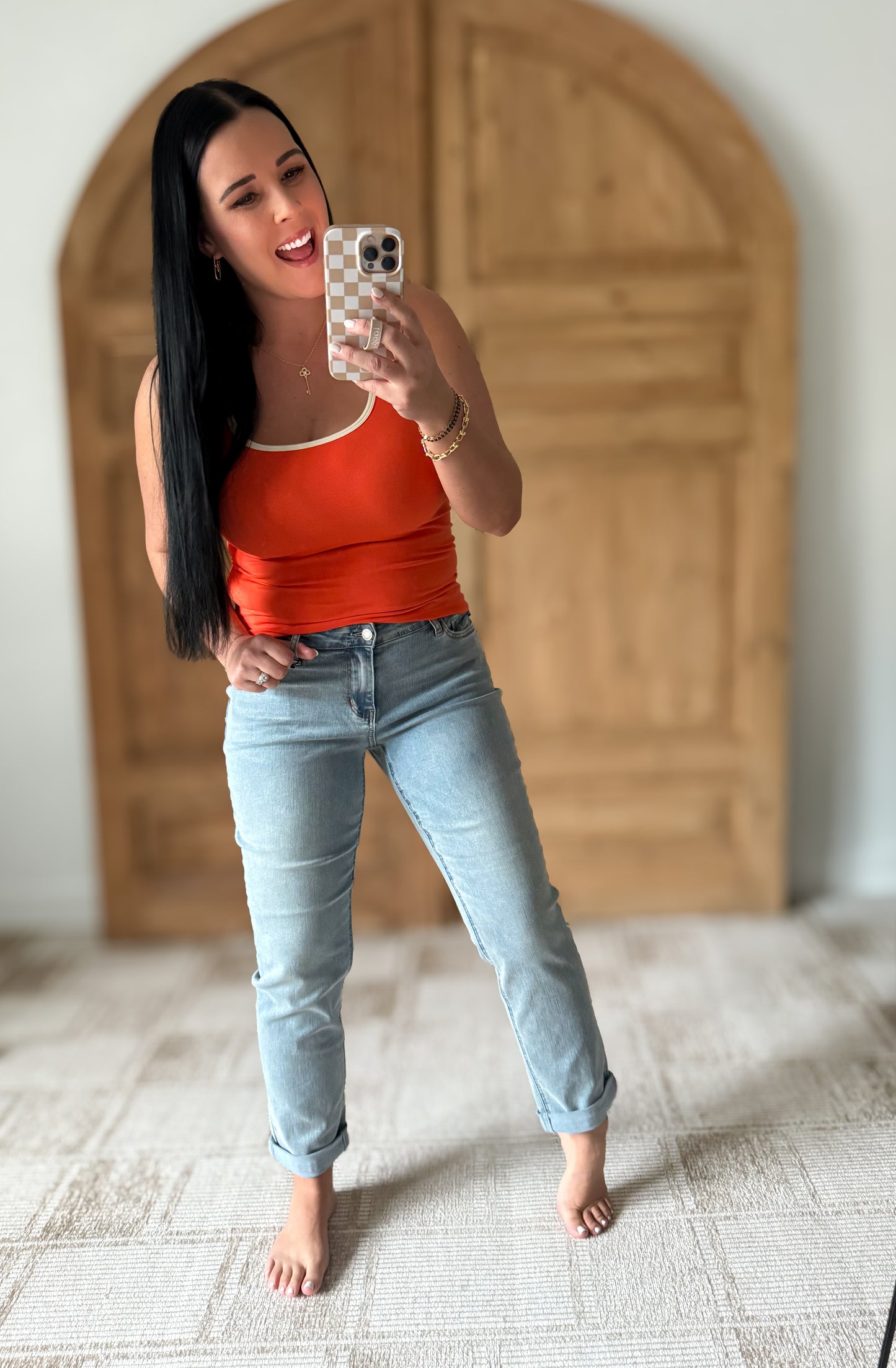 JUDY BLUE COOL MID RISE DENIM