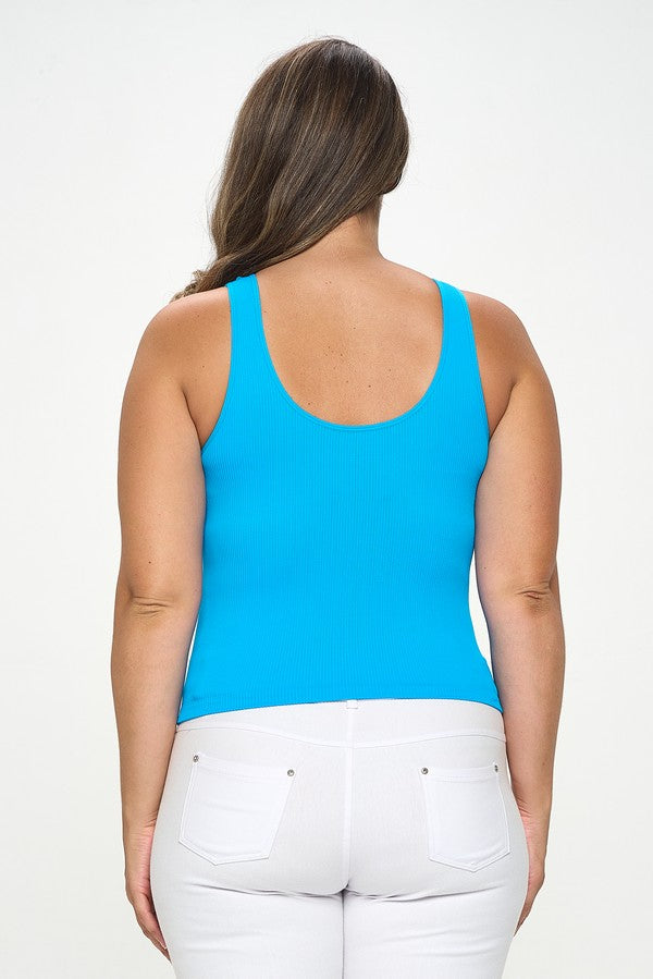 IT'S MAGIC EVERY OCCASION REVERSIBLE RIBBED SEAMLESS TANK