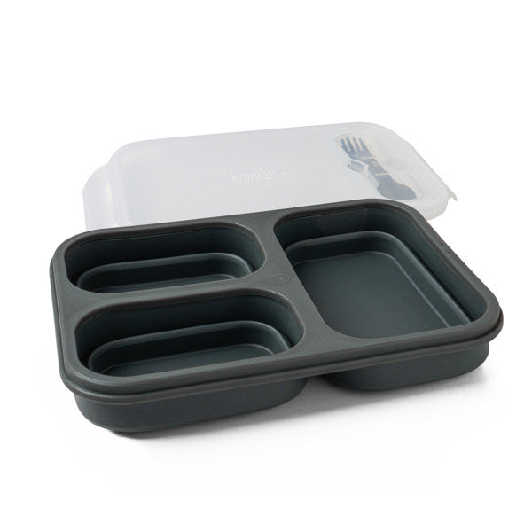 Krumbs Kitchen Collapsible Silicone Meal Prep Container