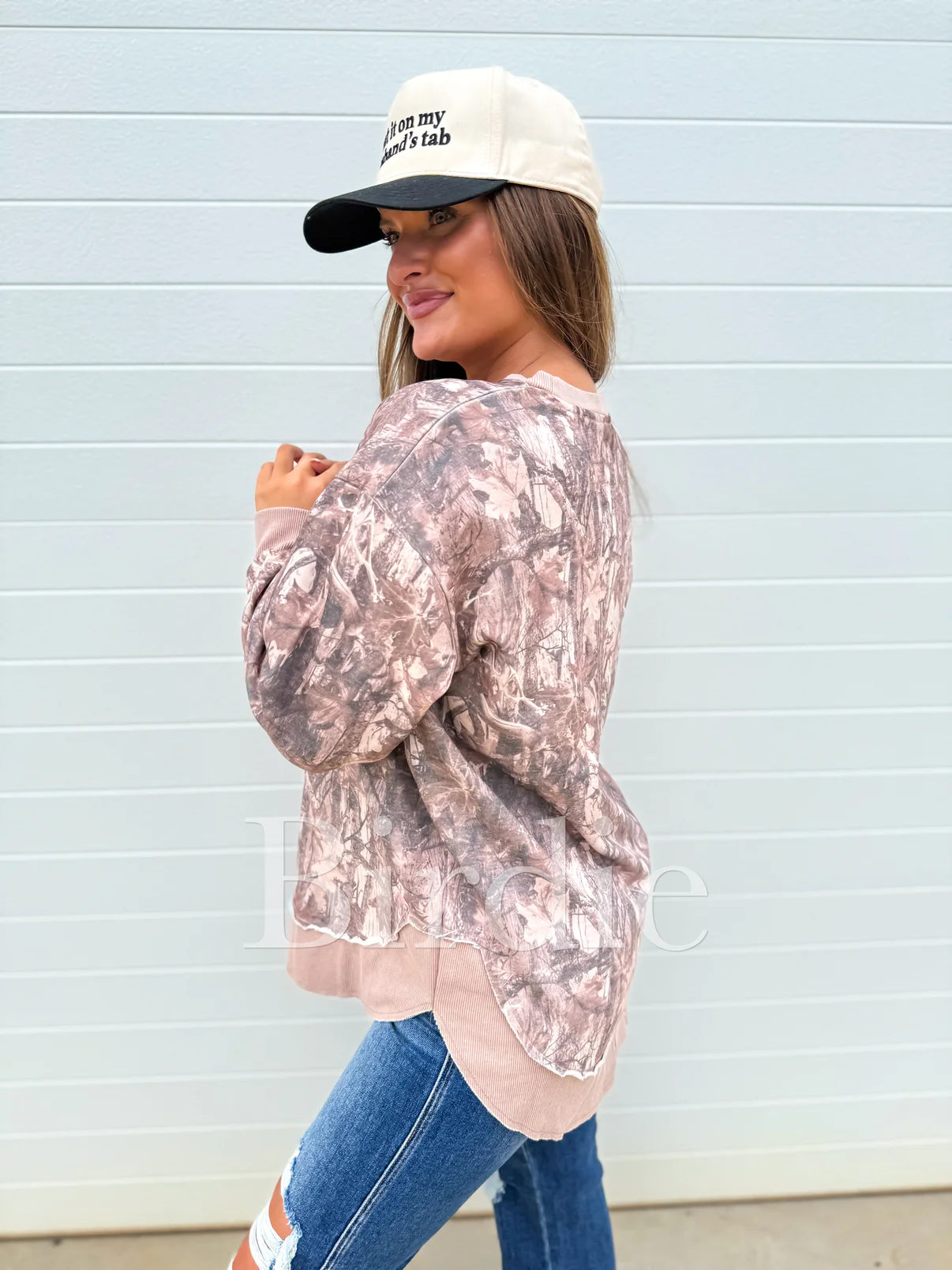 BIRDIE PREORDER Everyday Curve Pullover in Dark Camo
