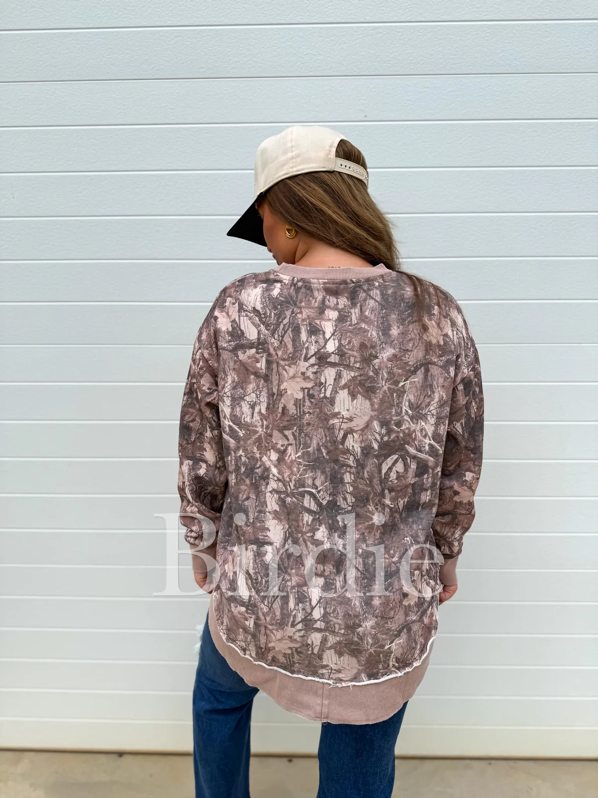 BIRDIE PREORDER Everyday Curve Pullover in Dark Camo