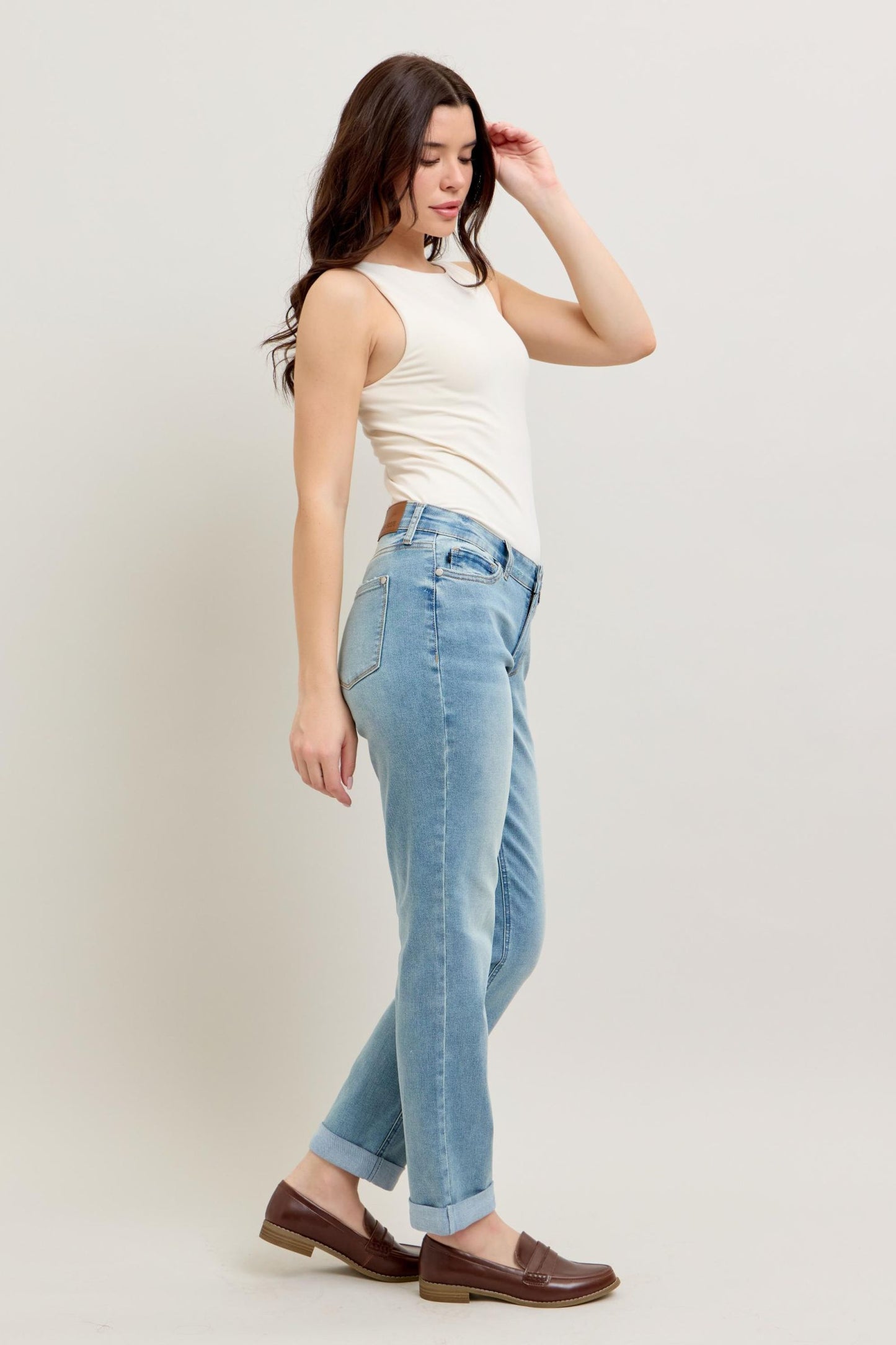 JUDY BLUE COOL MID RISE DENIM