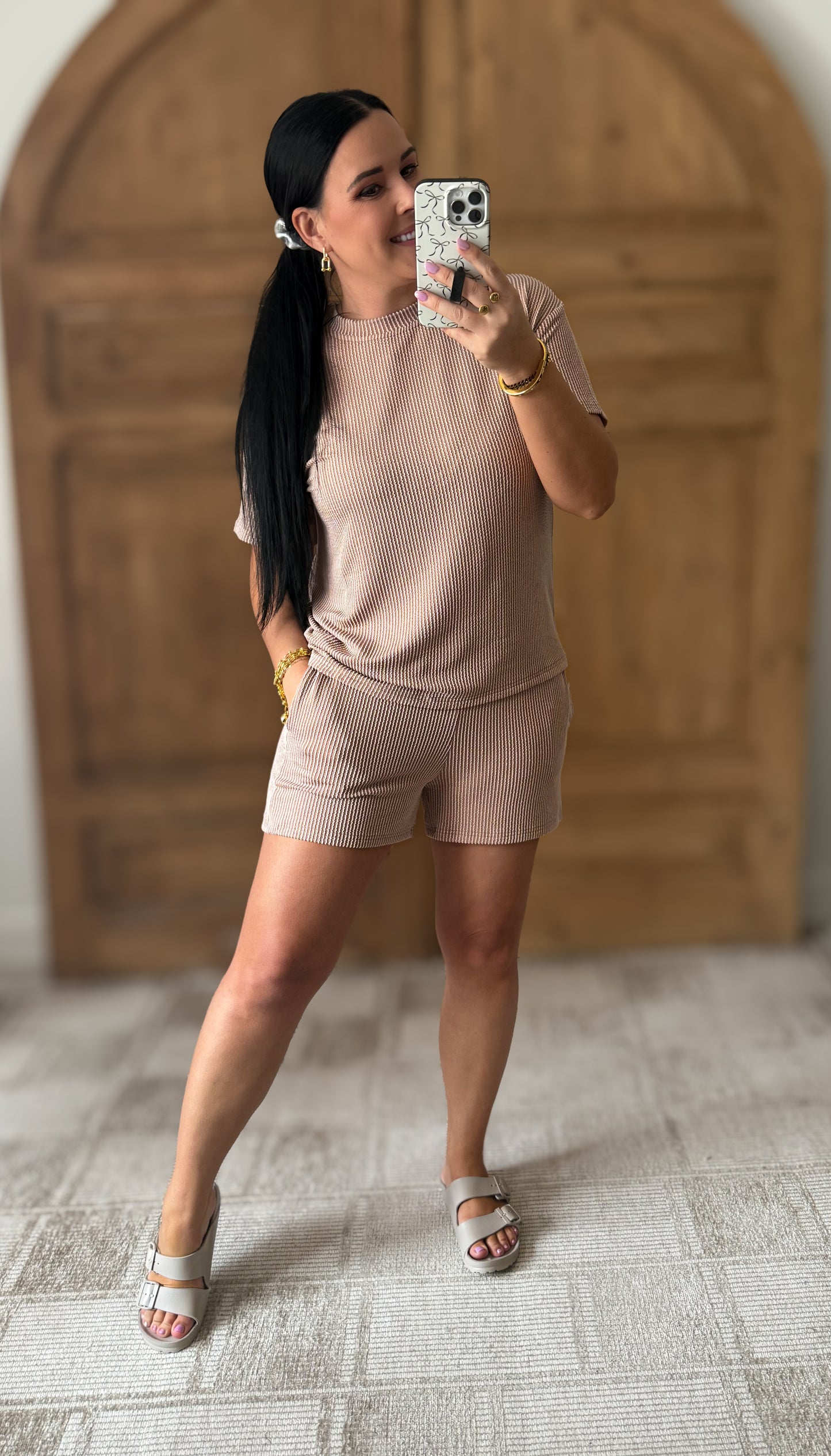 BUTTERY SOFT RIBBED ON THE GO SETS **Two colors available
