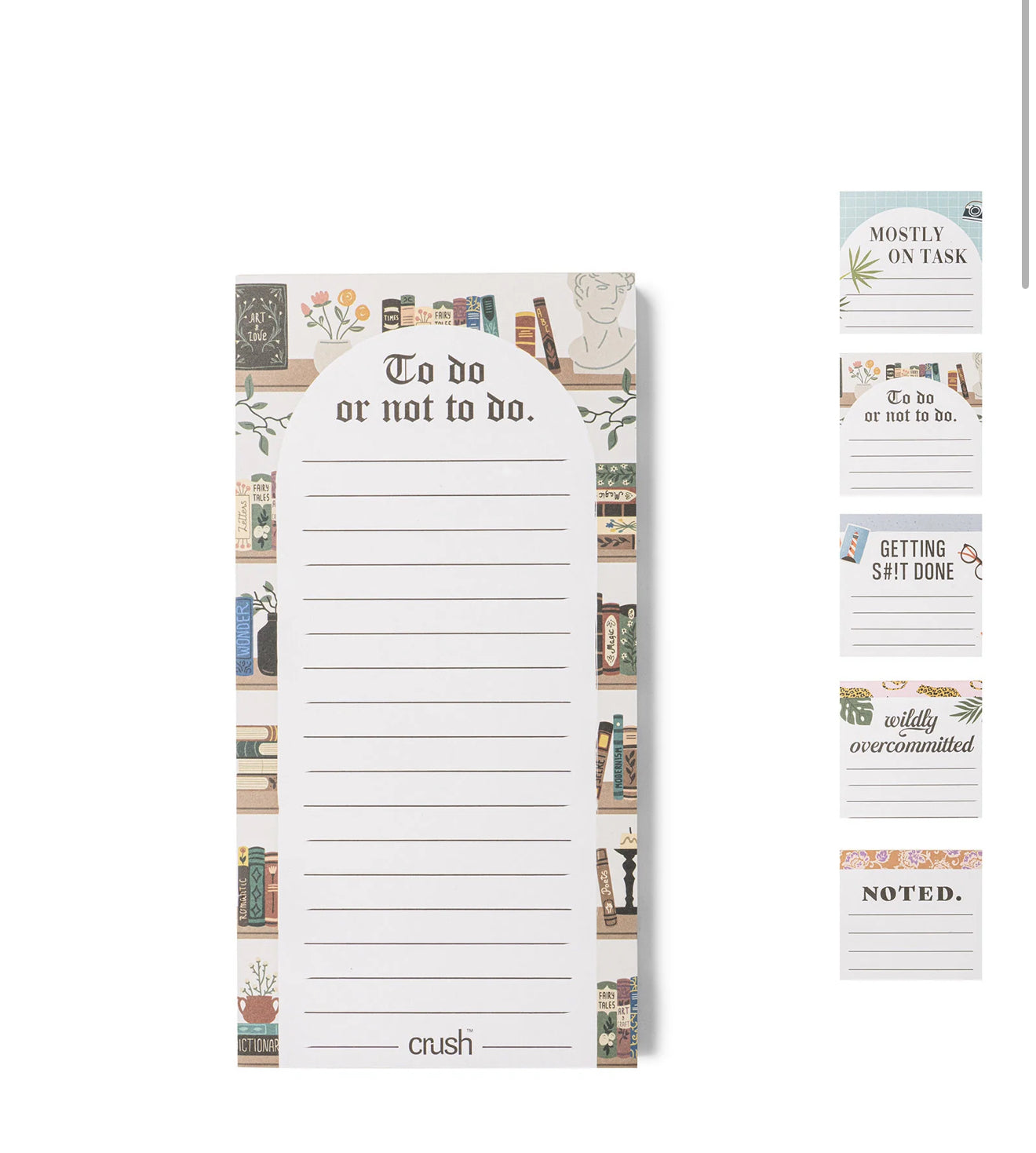 Crush Overachiever To-Do List