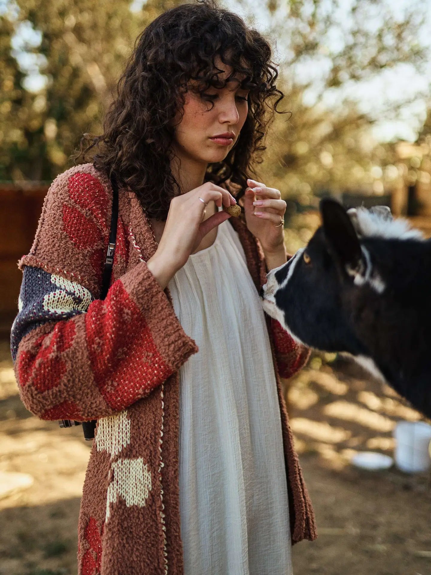 DAISY OVERSIZED SOFT TERRY KNIT CARDIGAN