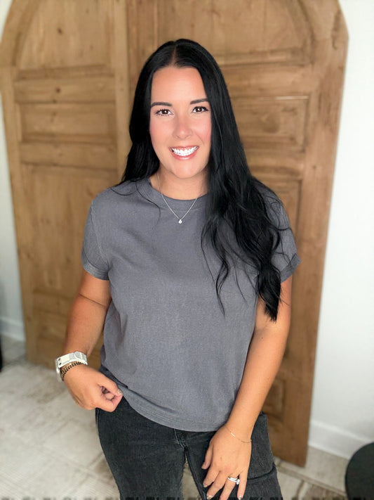 MABLE SOFT RAW HEM T-SHIRT