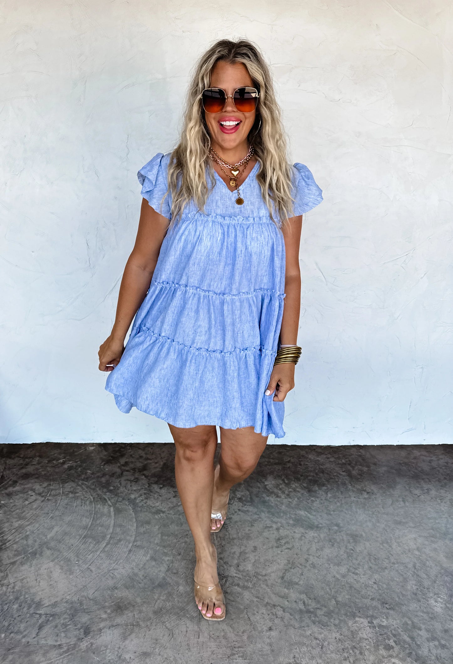 PRE ORDER BLAKELEY DAY DREAMING RUFFLE DRESS *Multiple colors