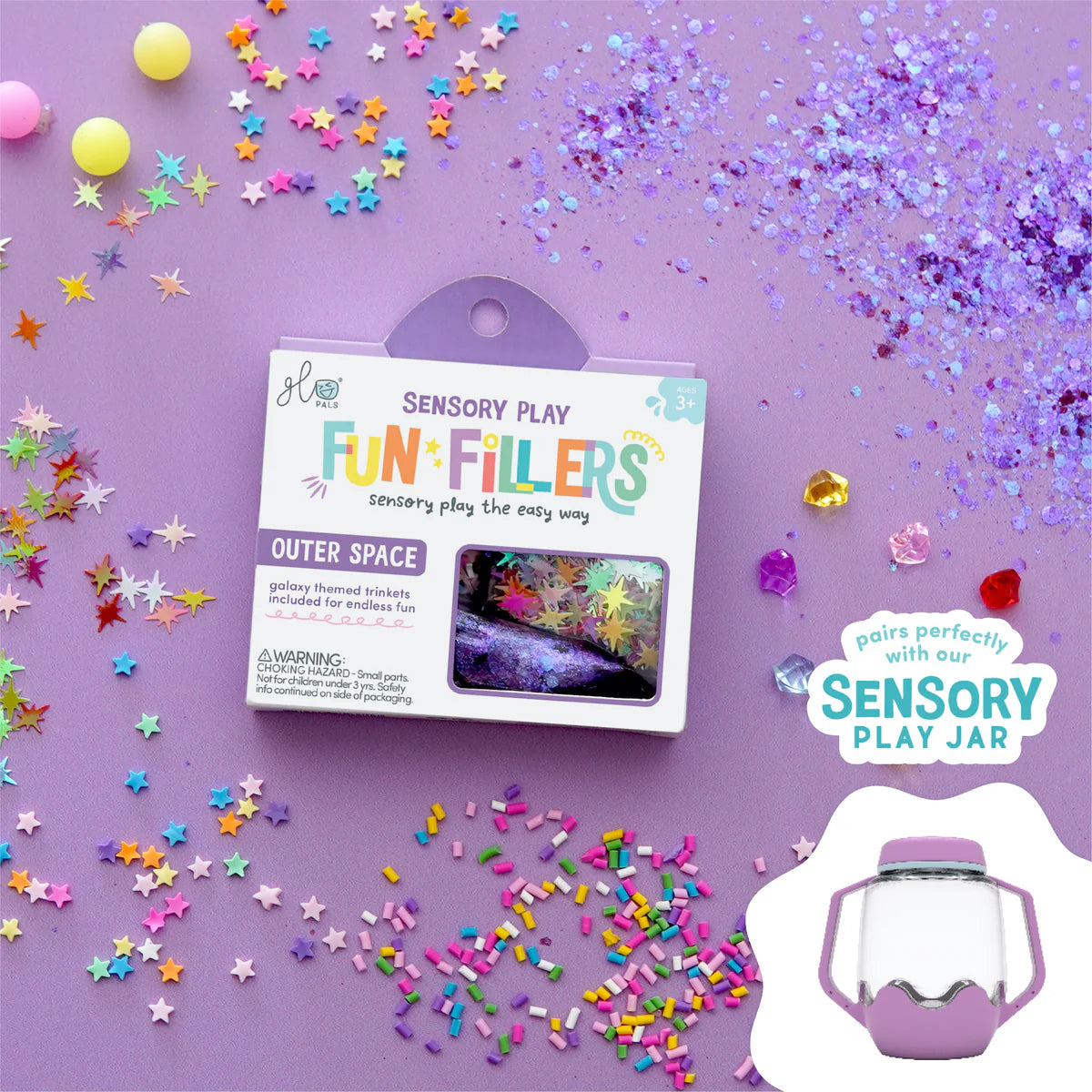 SENSORY JAR FUN FILLER OUTER SPACE