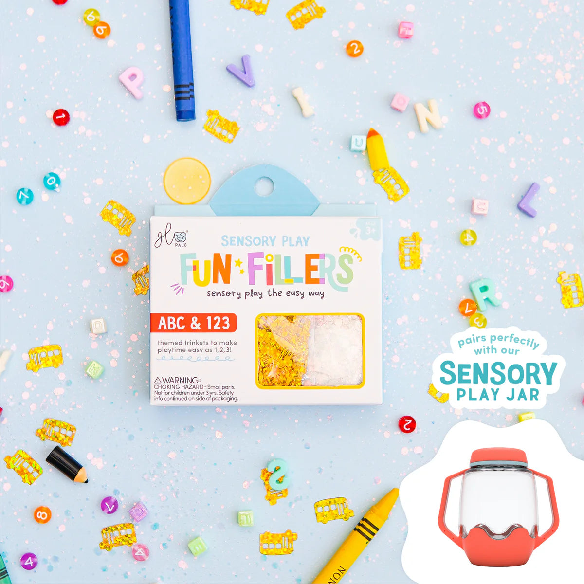 SENSORY JAR FUN FILLER 1 2 3