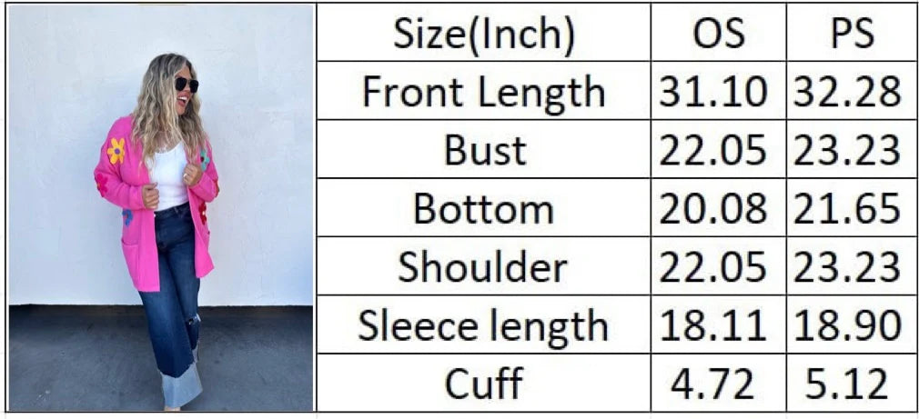 FLOWER CARDIGAN PINK