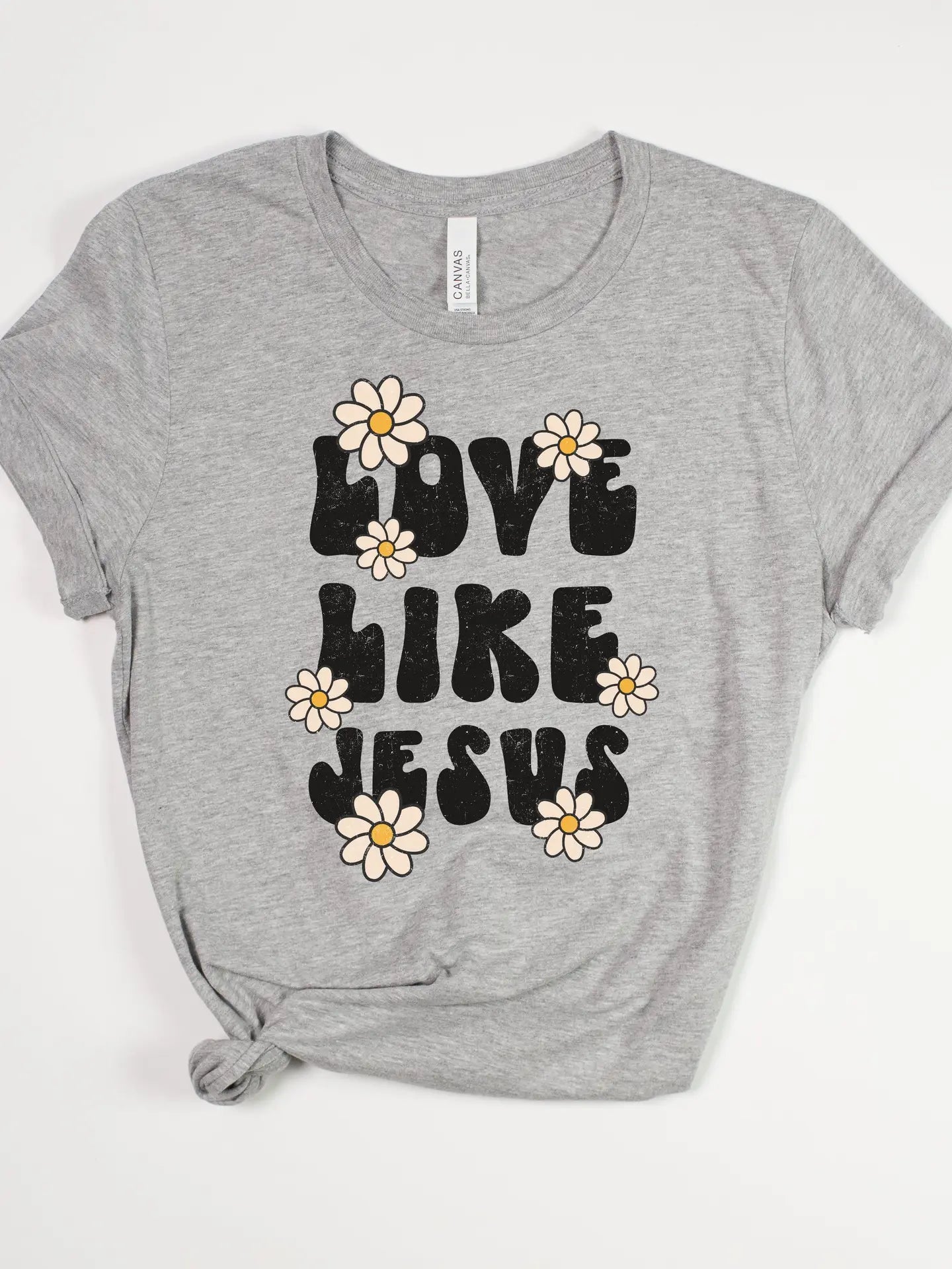 LOVE LIKE JESUS DAISY ADULT TEE