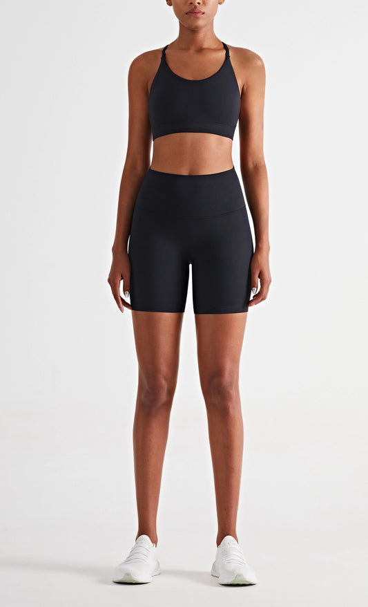 Luna High Waist Mid-Thigh Biker Shorts