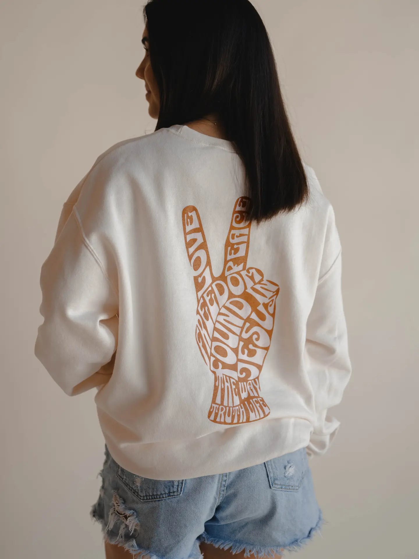 THE WAY PULLOVER OVER CREWNECK SWEATSHIRT