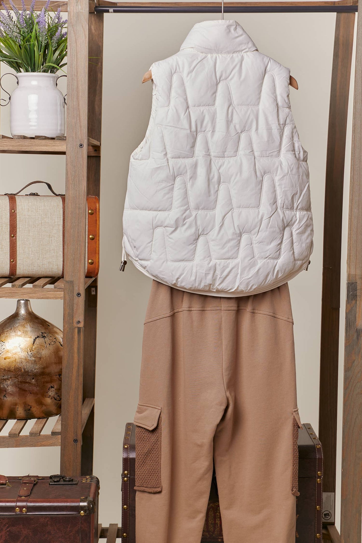 QUILTED SOFT PUFFER VEST