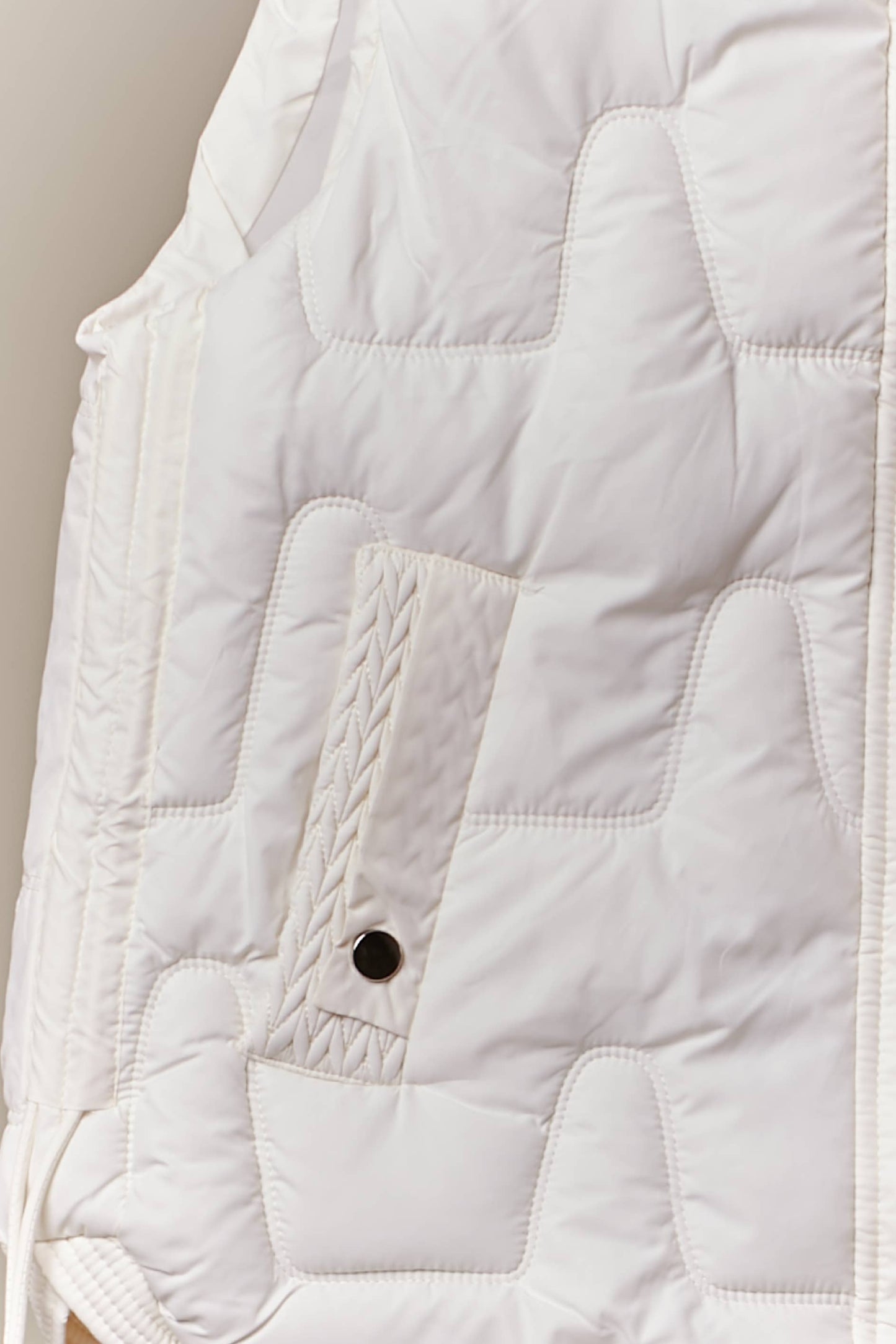 QUILTED SOFT PUFFER VEST